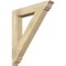 Ekena Millwork Traditional Traditional Rough Sawn Bracket, Douglas Fir, 4"W x 26"D x 30"H BKT04X26X30TRA01RDF - alternate 1